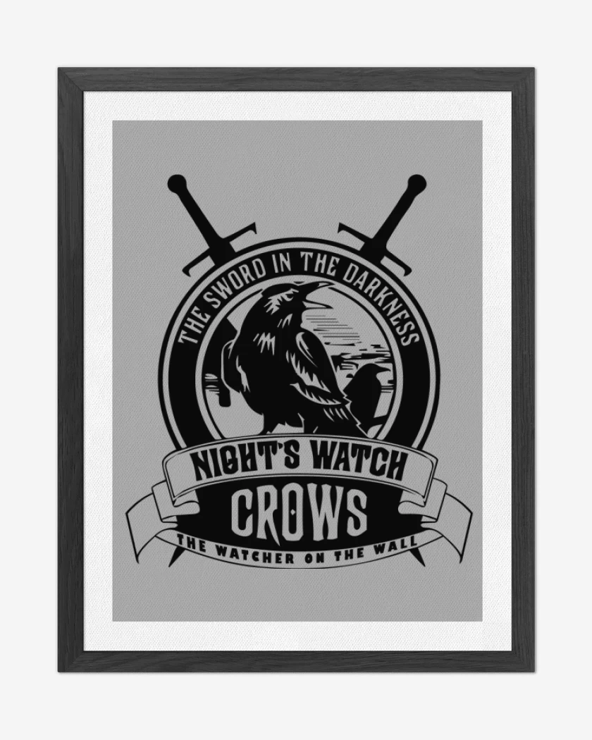 Cuadro decorativo Crows
