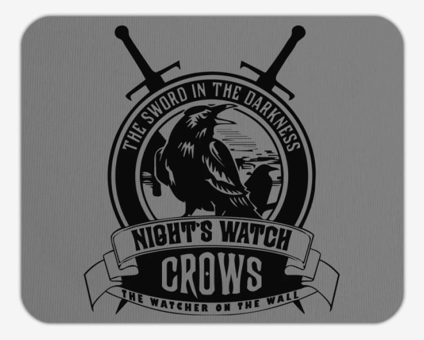 Mousepad Gris Melange de Crows