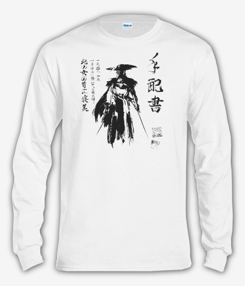 Polera manga larga Ghost of Yotei