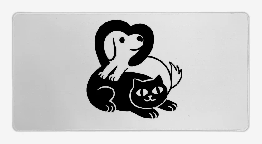 Mouse pad Gamer Gatoperro Amigos