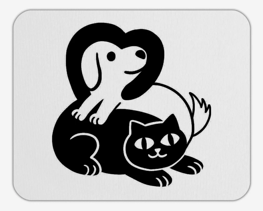 Mousepad Gatoperro Amigos