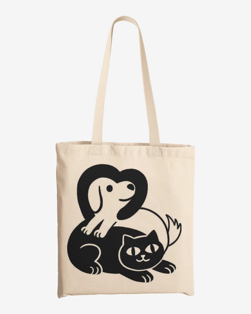 Totebag Gatoperro Amigos