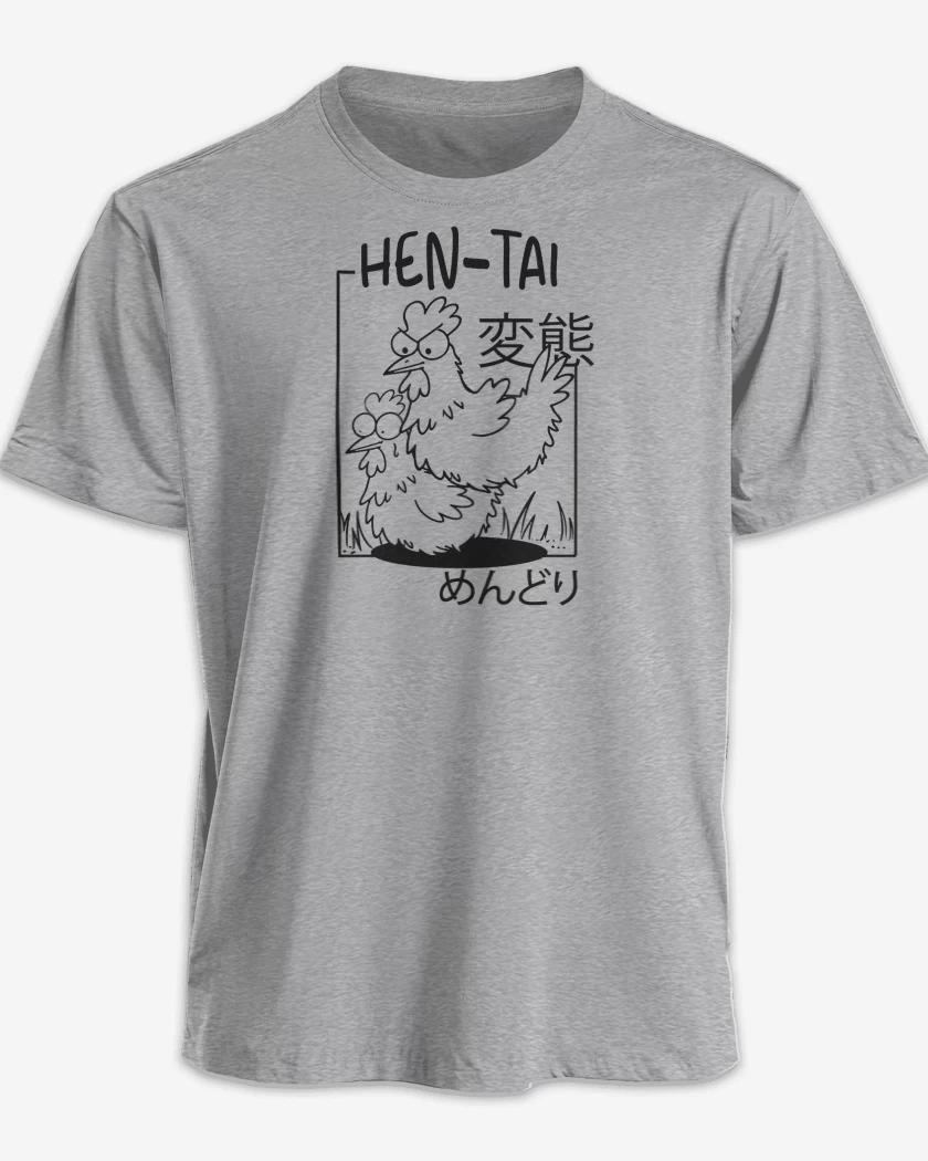 Polera premium Gris Melange de Pelea de Gallos
