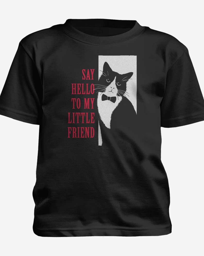 Polera de niño Negro de Say Hello to My Little Friend