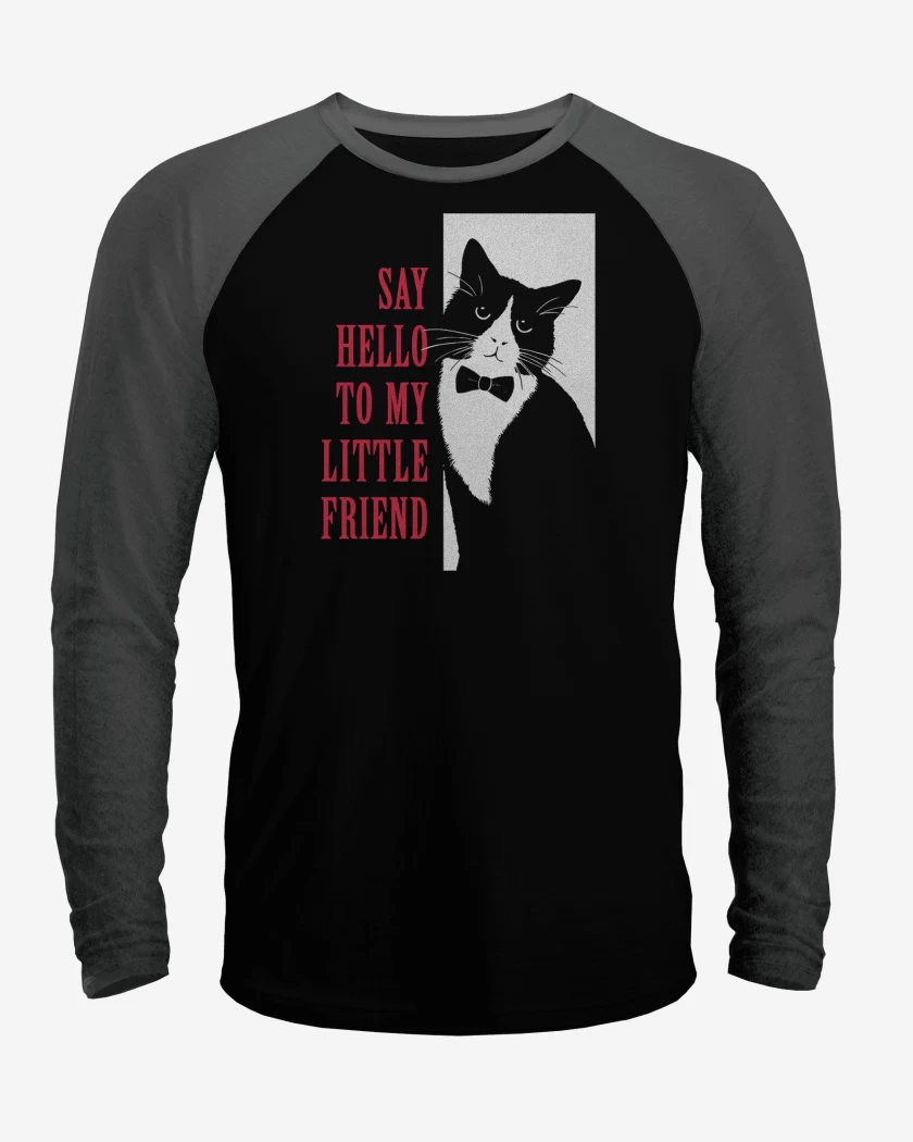 Polera Raglan Say Hello to My Little Friend