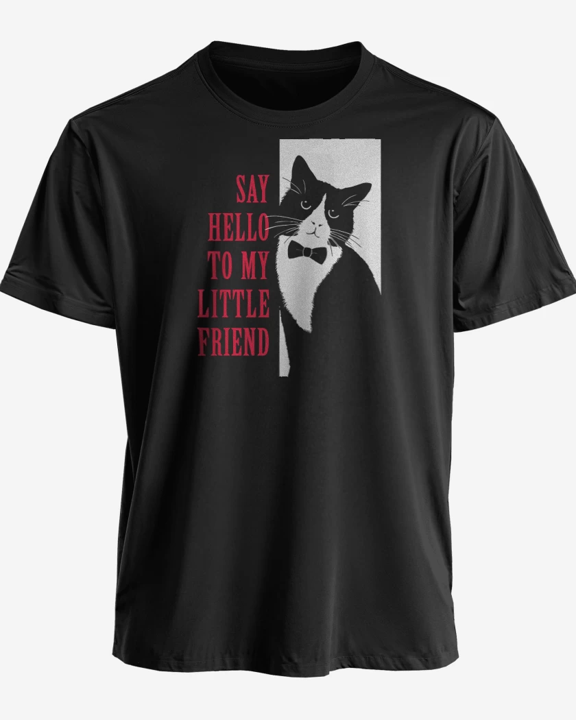 Polera premium Negro de Say Hello to My Little Friend