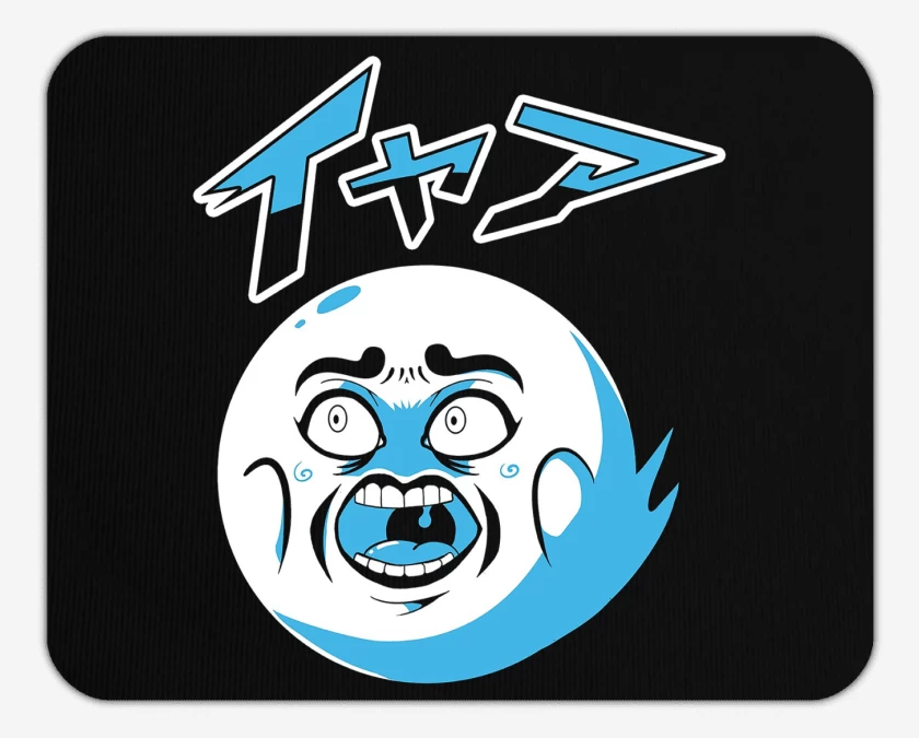 Mousepad Negro de Fantasmita Japo