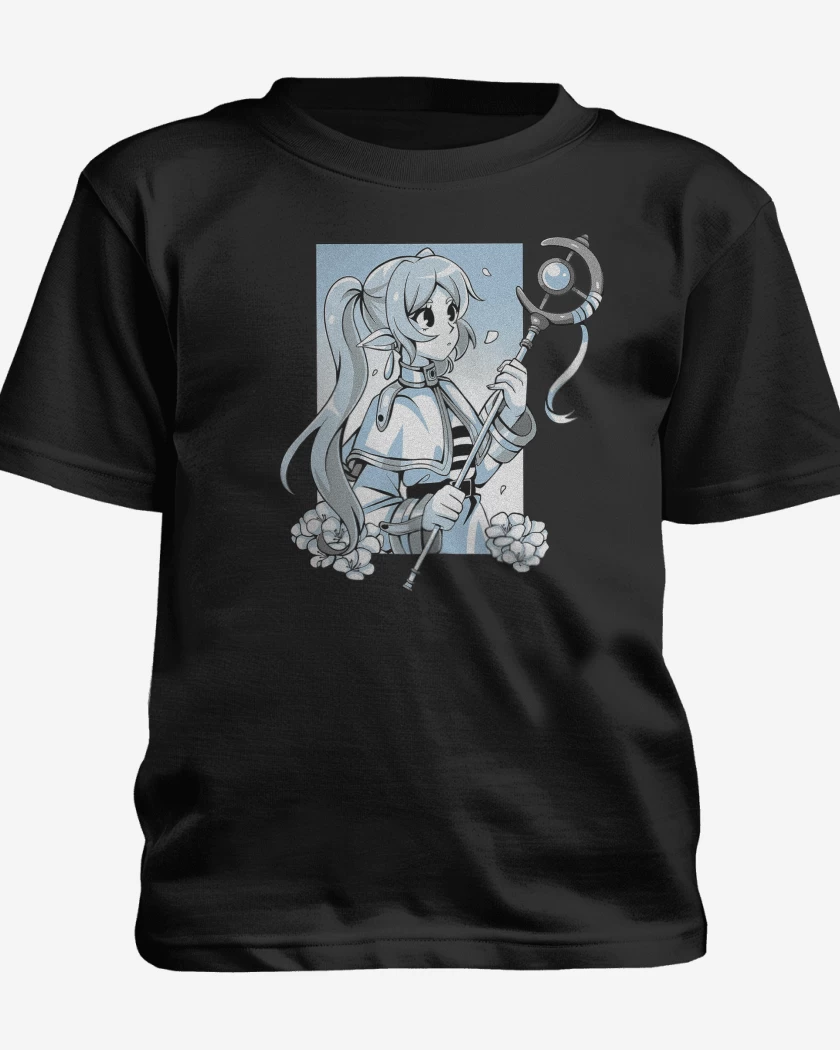 Polera de niño Negro de Frieren Kawai