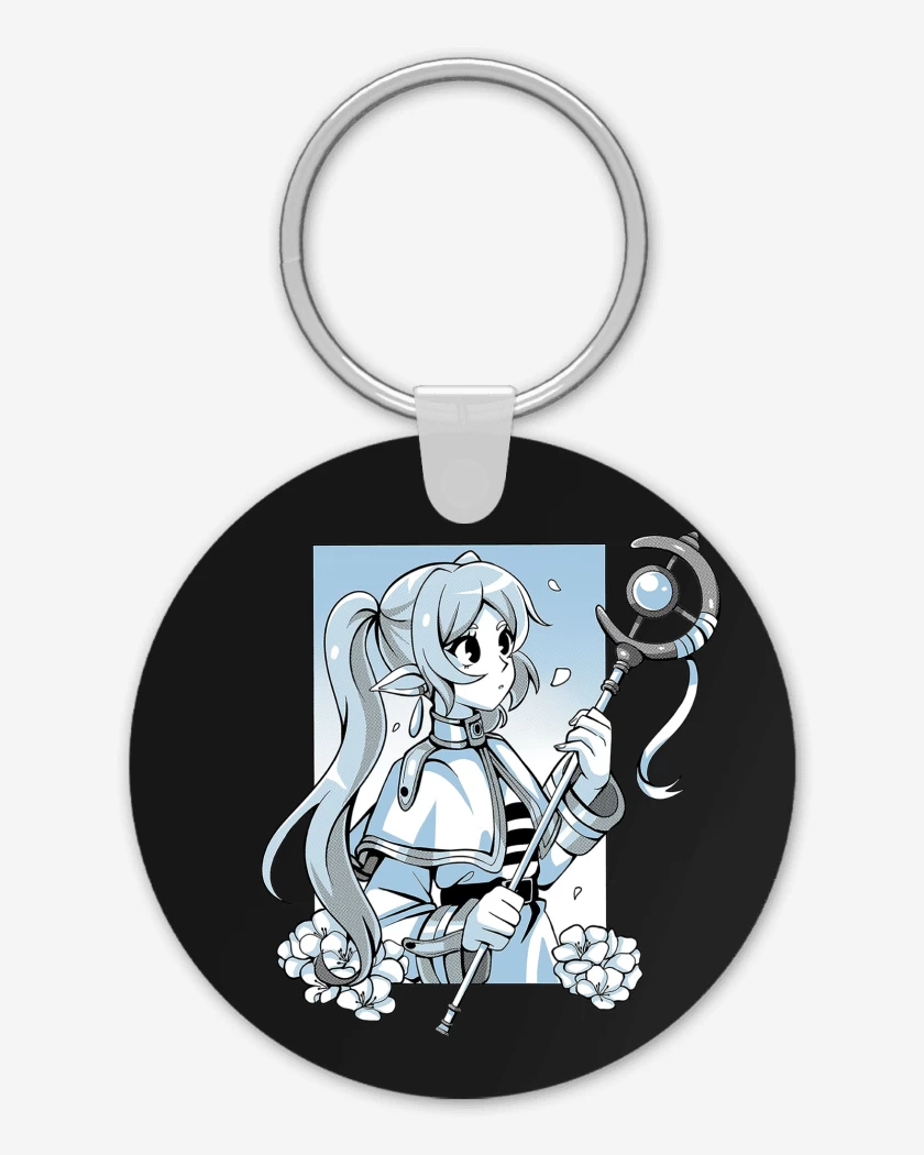 Llavero Negro de Frieren Kawai