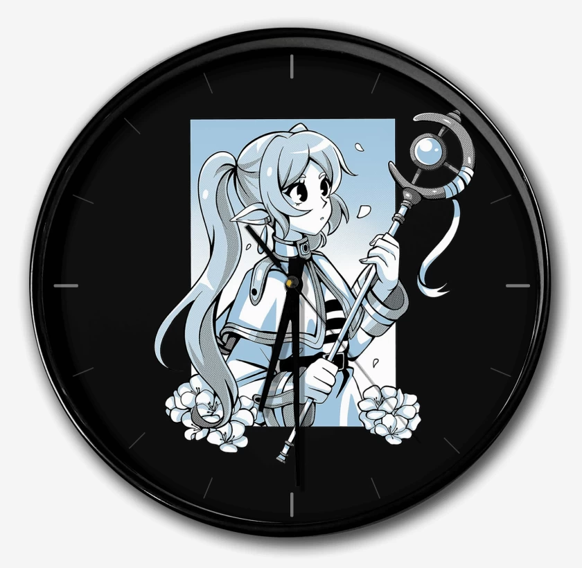 Reloj Negro de Frieren Kawai