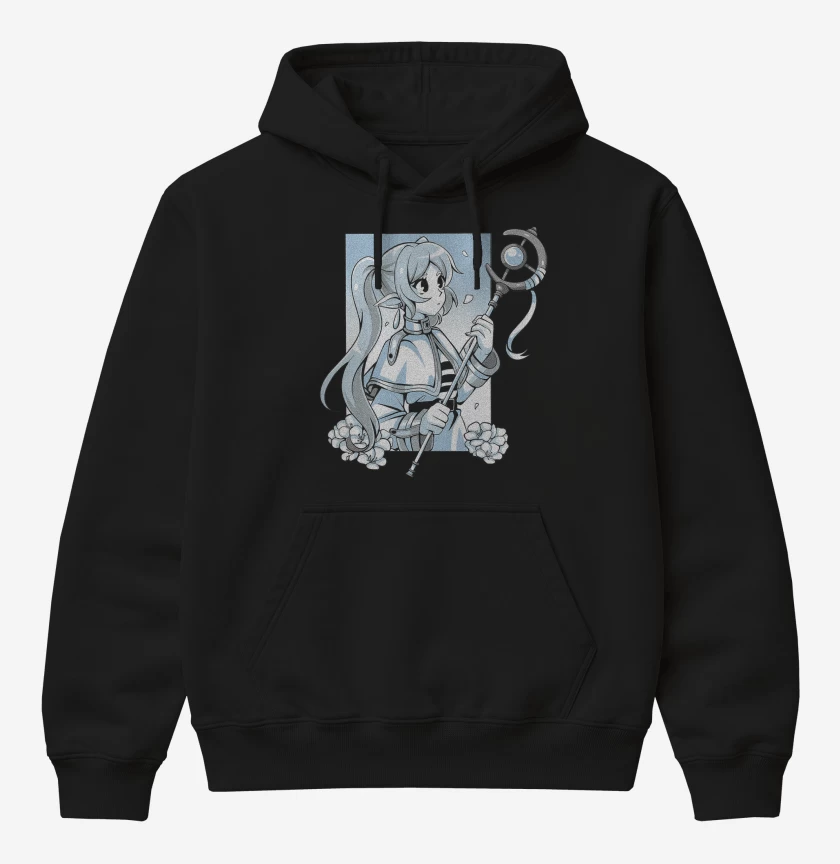 Poleron Canguro básico Negro de Frieren Kawai