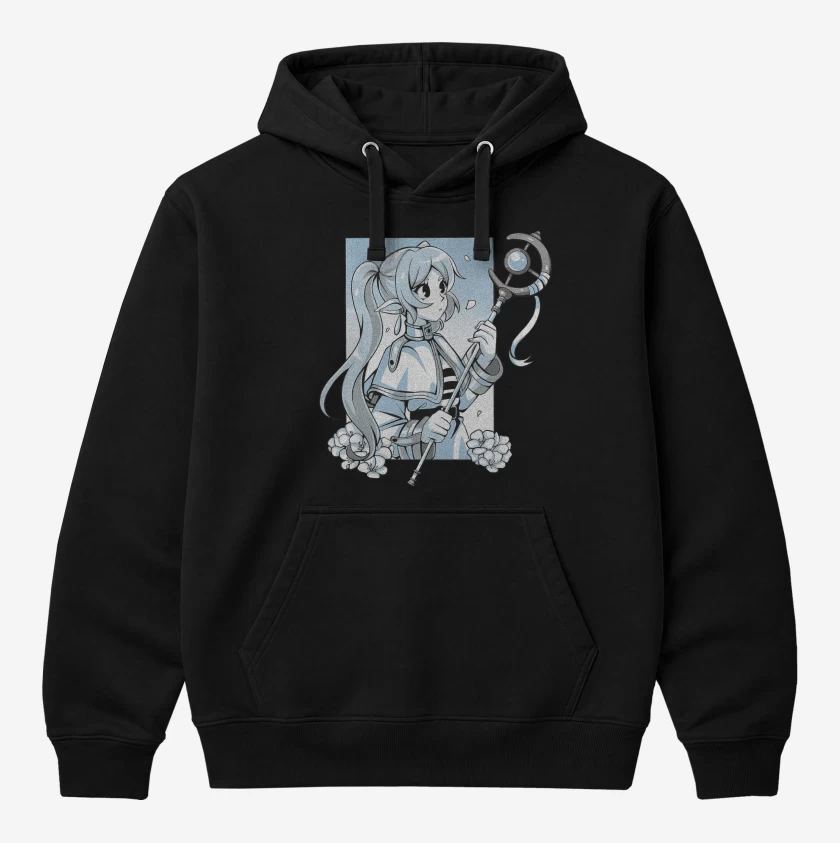 Polerón Canguro Negro de Frieren Kawai