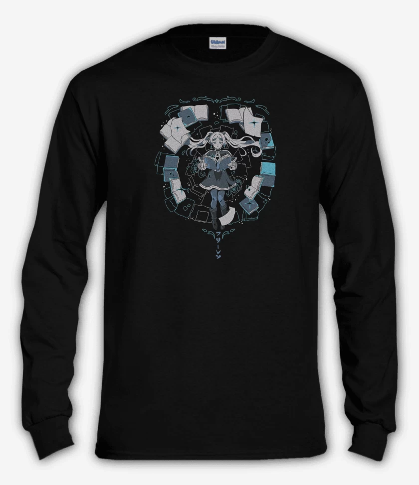 Polera manga larga Negro de Frieren II