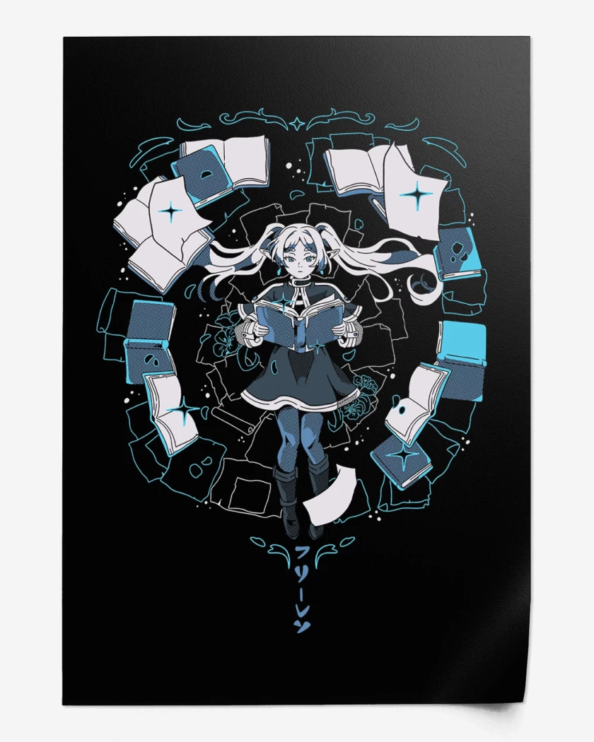 Print Negro de Frieren II