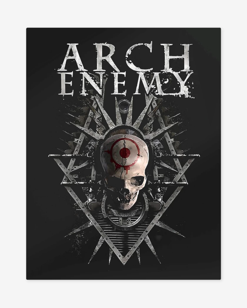 Print metalico Negro de Arch Enemy 