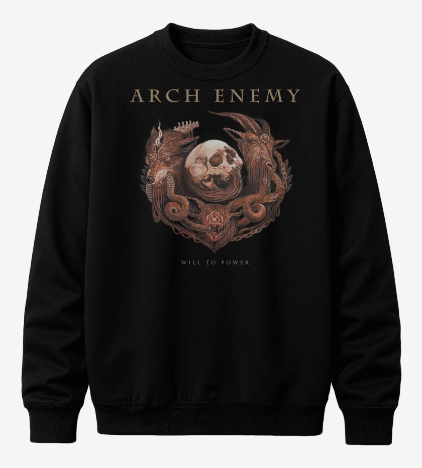 Poleron polo Negro de Arch Enemy Will to Power