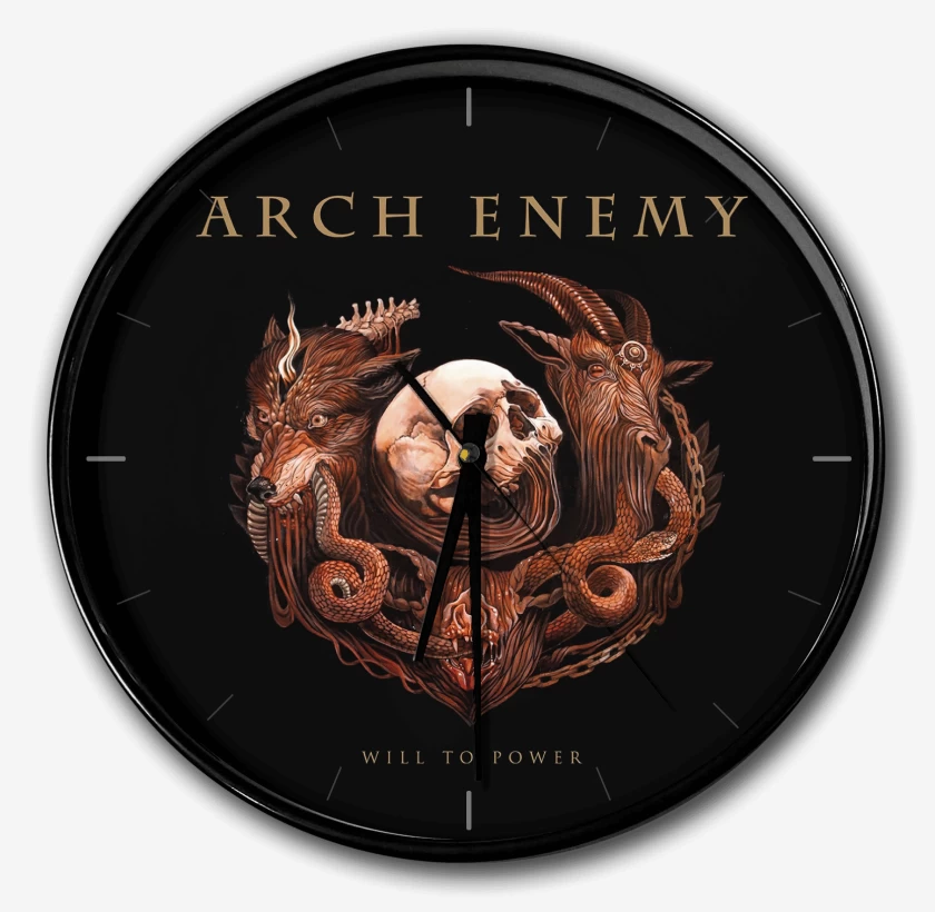 Reloj Negro de Arch Enemy Will to Power