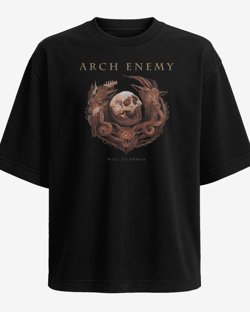 Polera Oversize Arch Enemy Will to Power