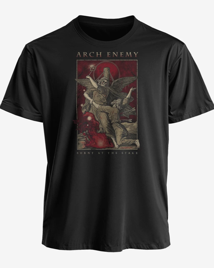 Polera Arch Enemy Burnt At The Stage