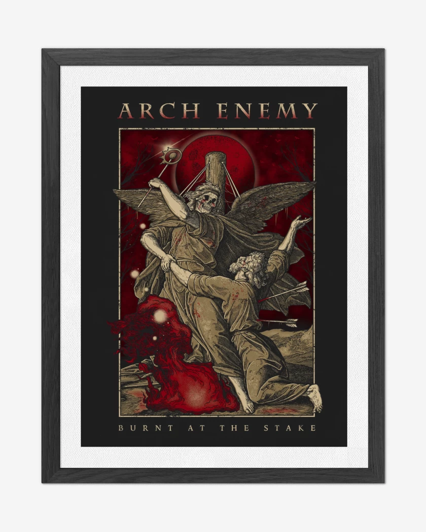 Cuadro decorativo Arch Enemy Burnt At The Stage