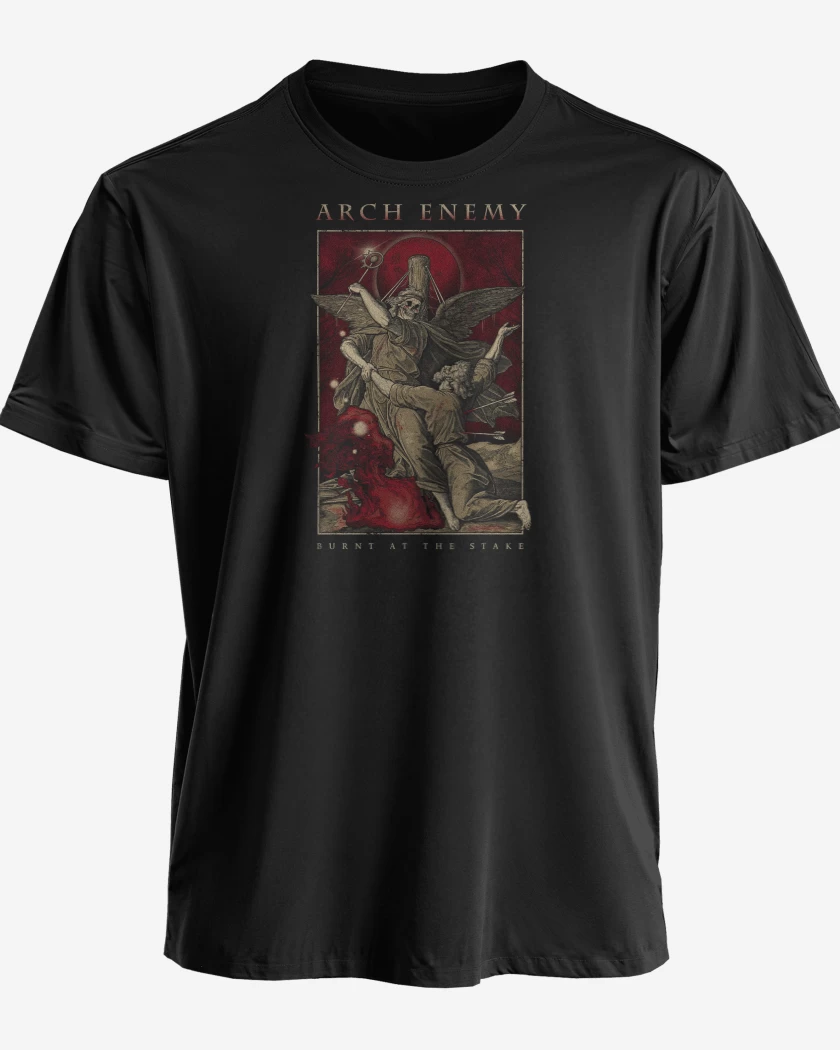 Polera premium Negro de Arch Enemy Burnt At The Stage