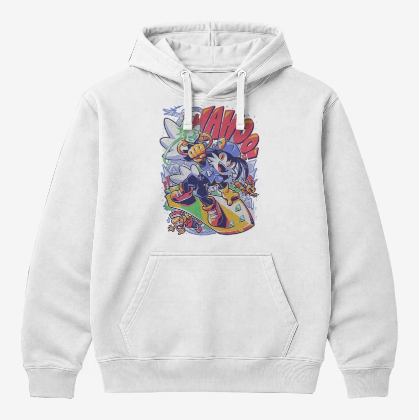 Polerón Canguro Blanco de Klonoa
