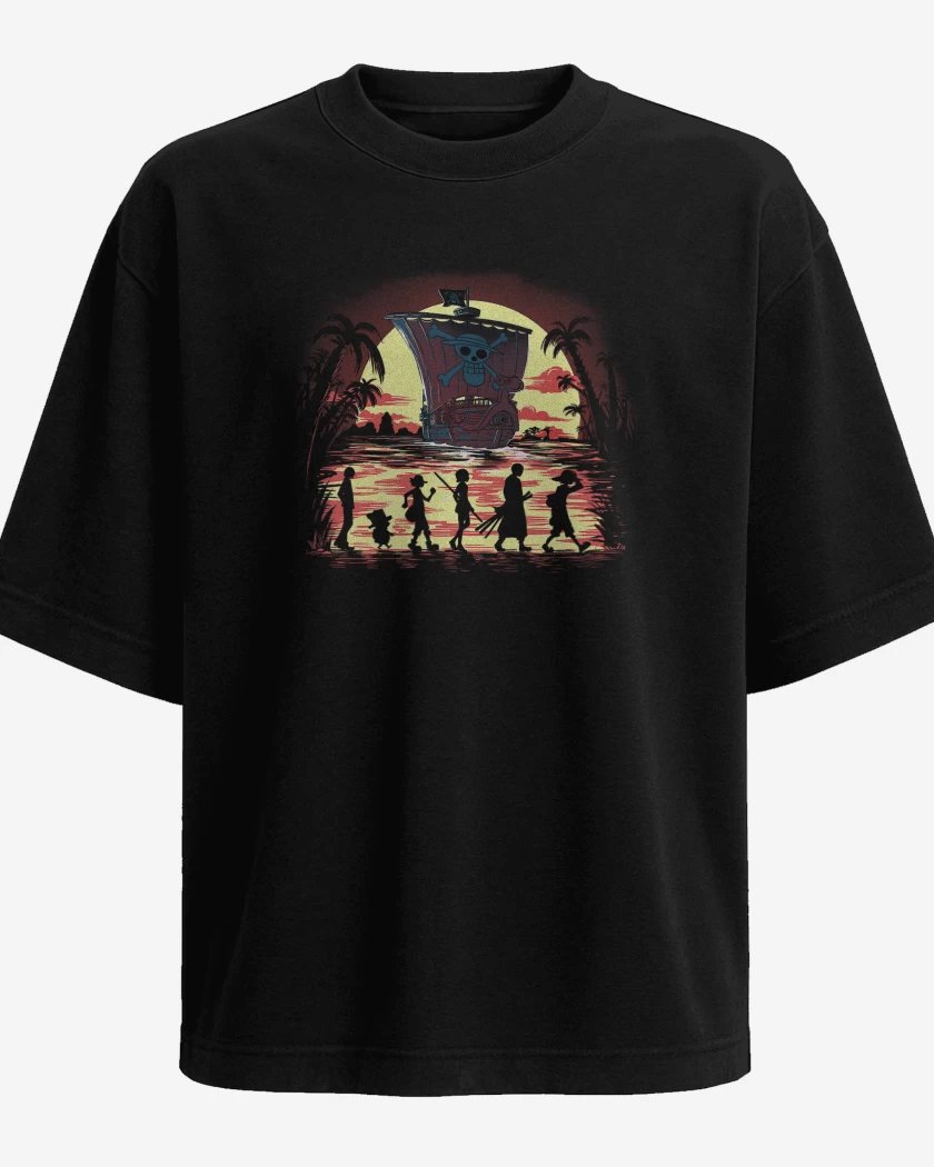 Polera Oversize Piratas de la Amistad