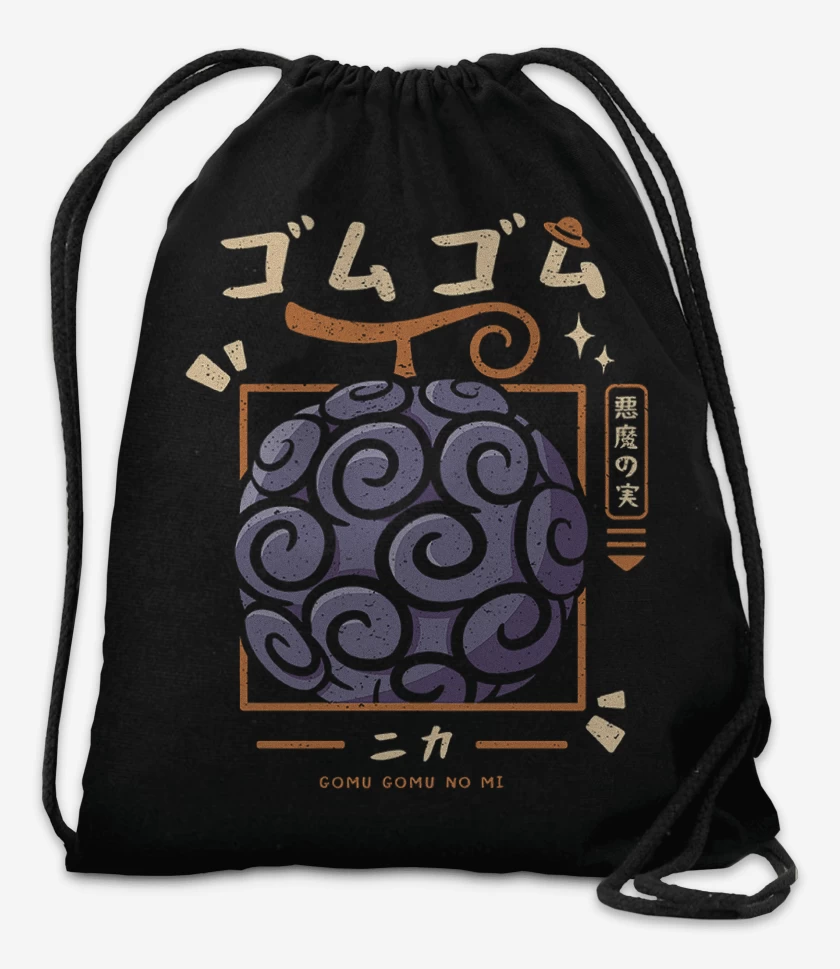 Mochila Negro de One Piece Gumo Gumo