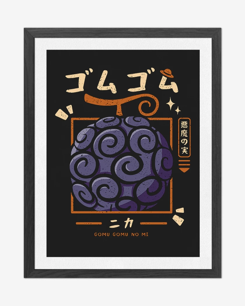 Cuadro decorativo Negro de One Piece Gumo Gumo