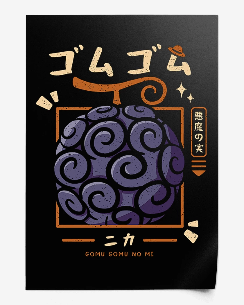 Print One Piece Gumo Gumo