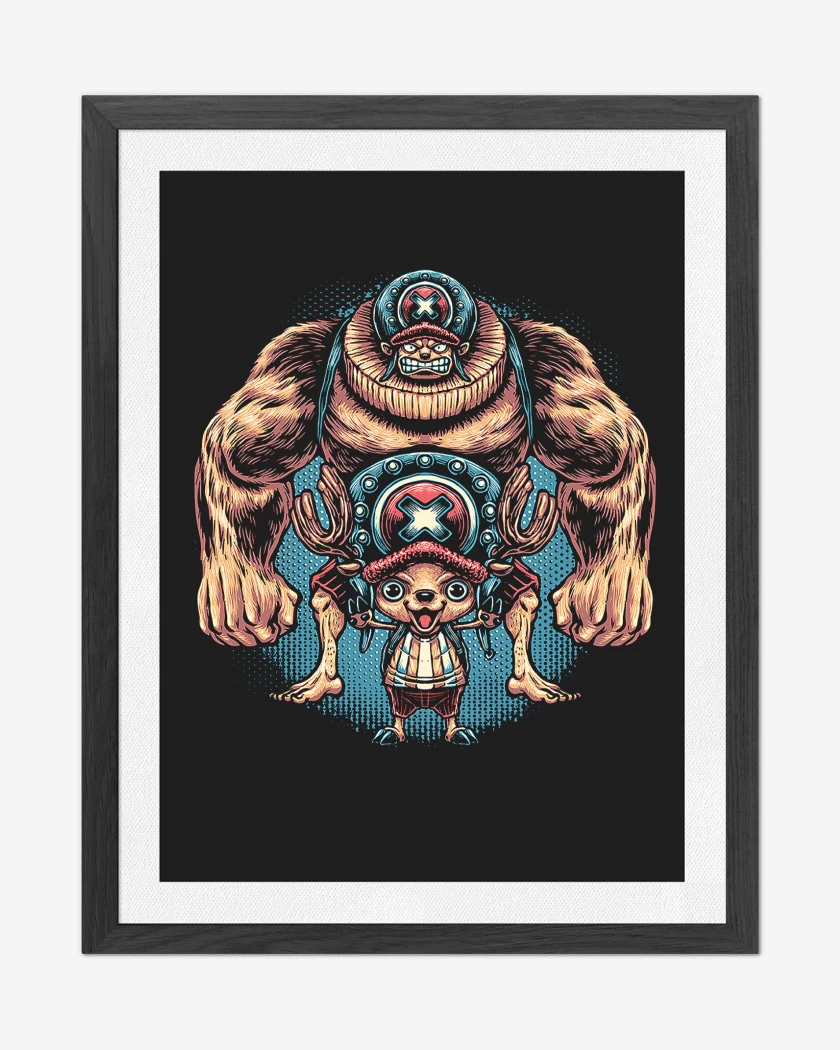 Cuadro decorativo Negro de One Piece Super Chopper