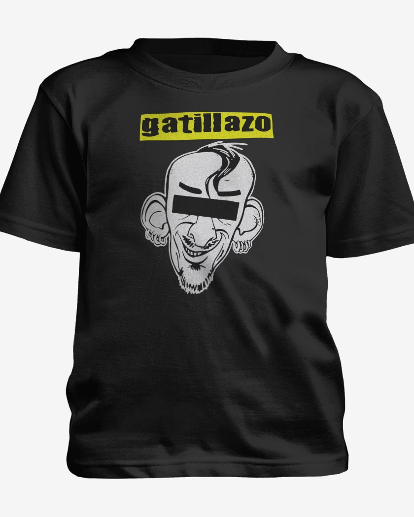 Polera de niño Negro de Gatillazo