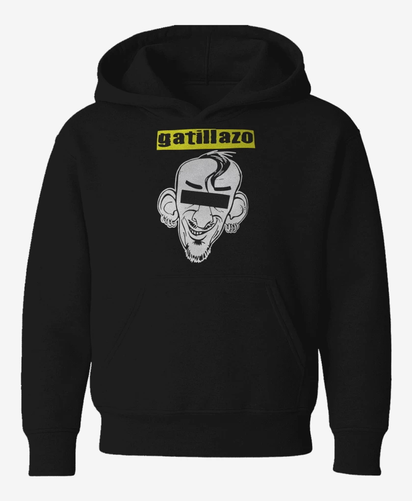 Poleron de niño Negro de Gatillazo