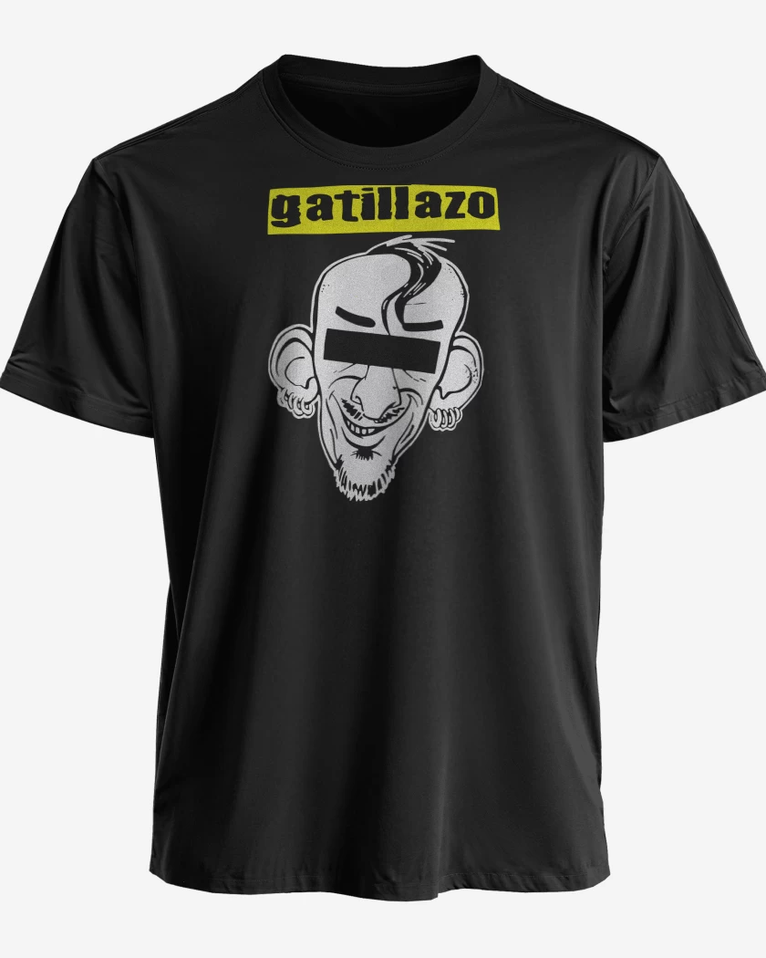 Polera premium Negro de Gatillazo