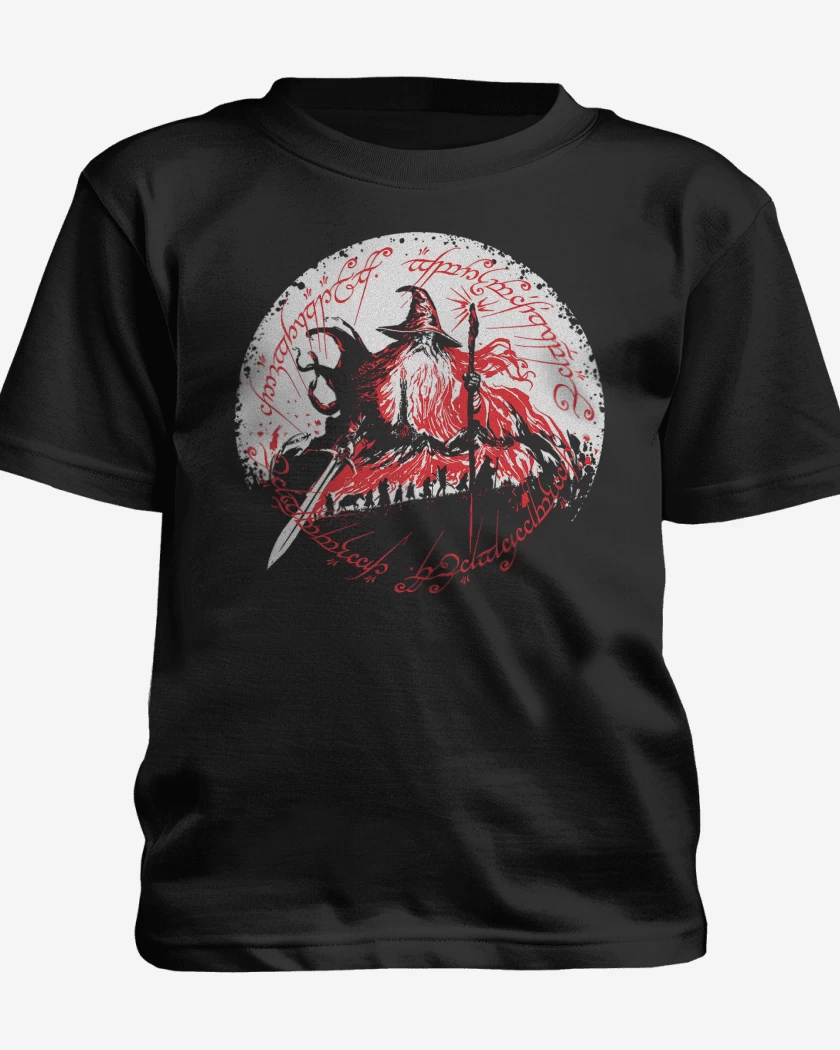 Polera de niño Señor de los Anillos Gandalf Comunidad