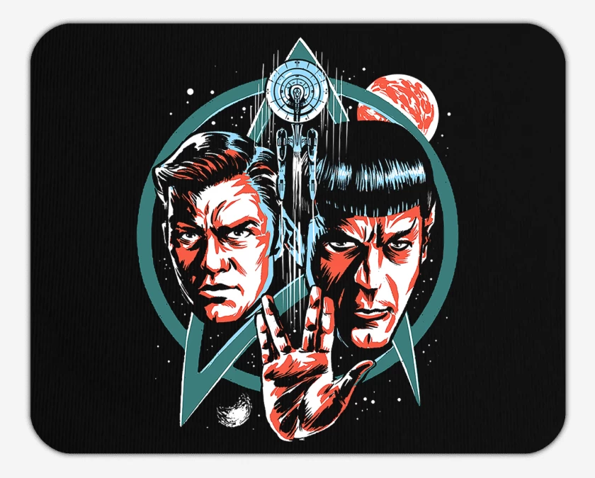 Mousepad Star Trek Spock & Tiberius