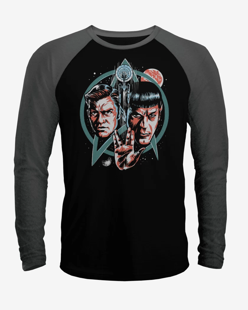 Polera Raglan Star Trek Spock & Tiberius