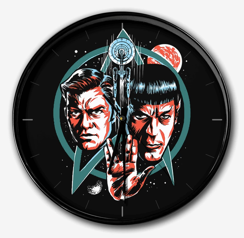 Reloj Negro de Star Trek Spock & Tiberius