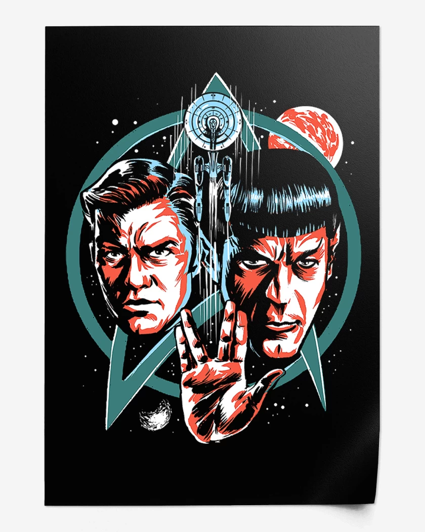 Print Star Trek Spock & Tiberius