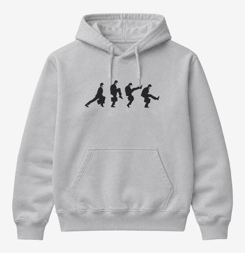 Poleron Canguro básico Gris Melange de Michael jackson