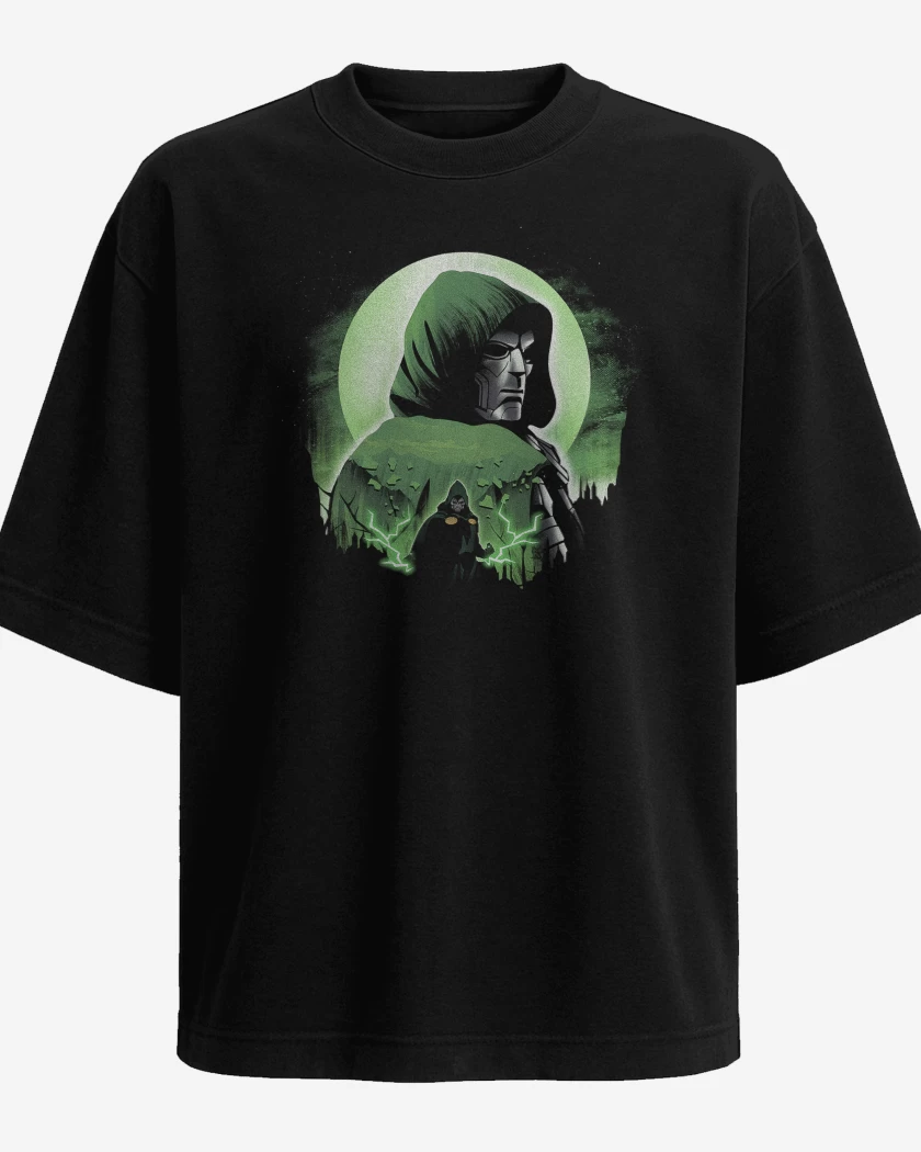 Polera Oversize Negro de Doom Dr