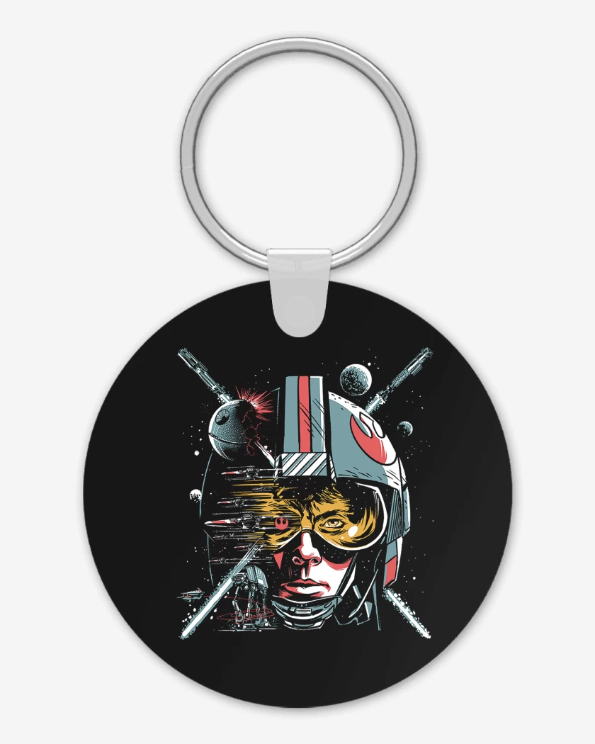 Llavero Negro de Luke Skywalker Star Wars