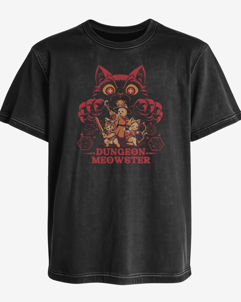Polera desgastada Calabozo y Gatitos