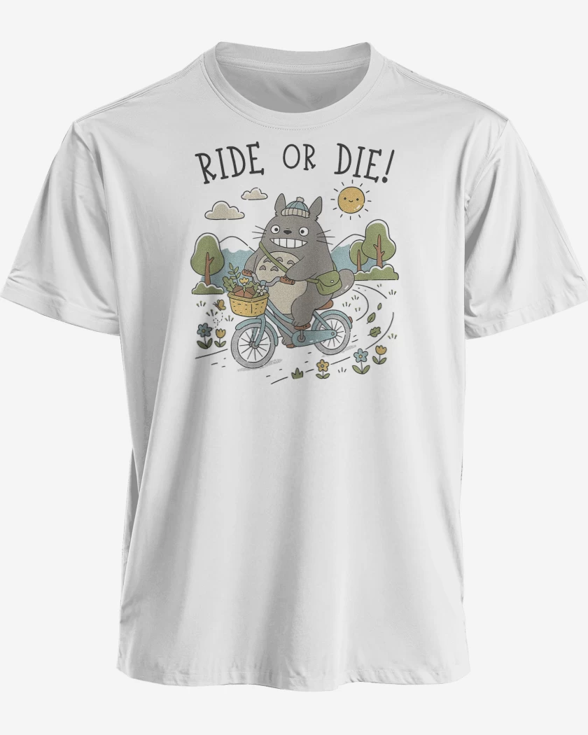 Polera Pedalea o Muere Totoro