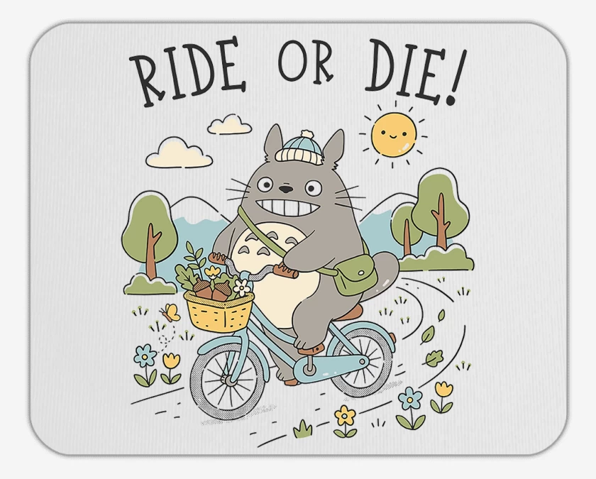 Mousepad Pedalea o Muere Totoro