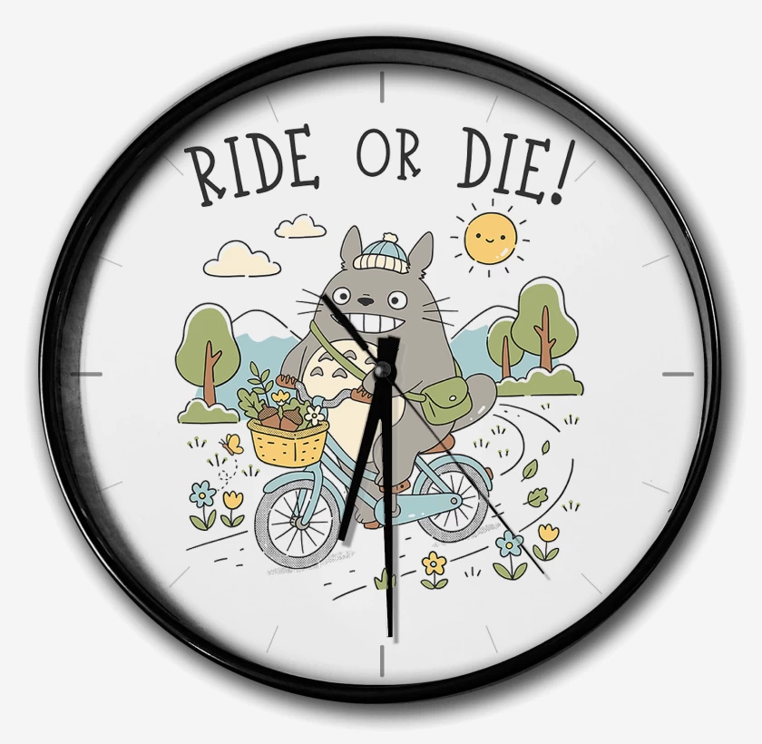 Reloj Blanco de Pedalea o Muere Totoro