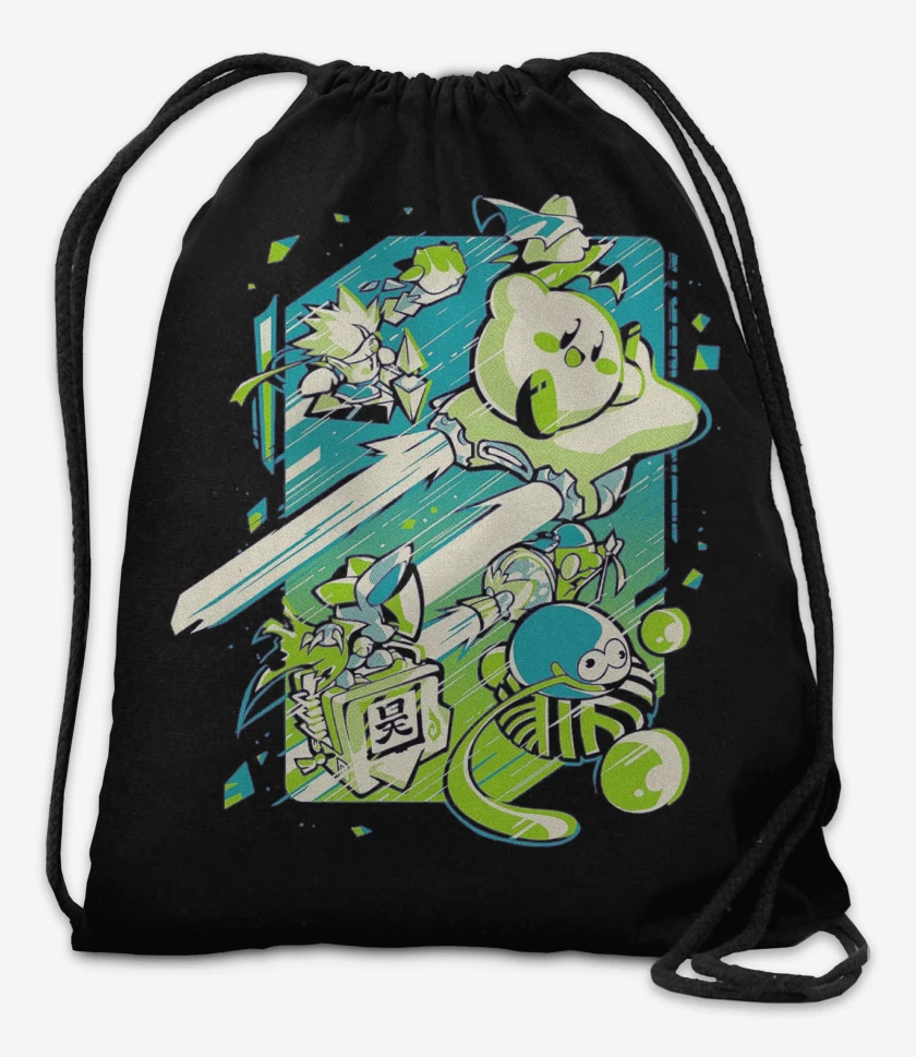 Mochila Negro de Kirby Velocidad