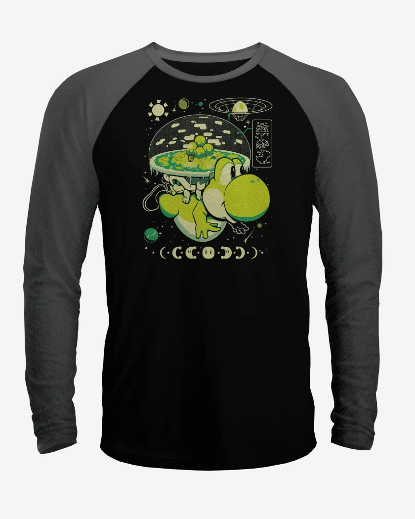 Polera Raglan Yoshi Island Nintendo
