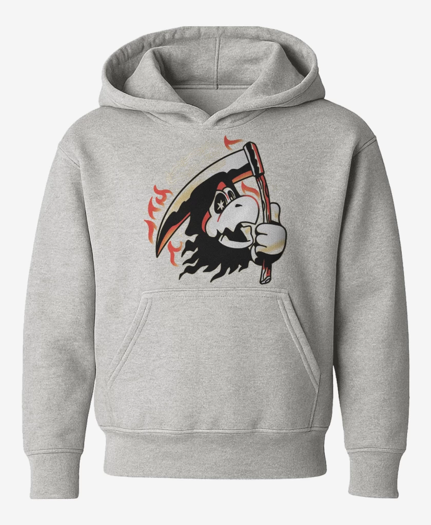 Poleron de niño Gris Melange de Mario Bros Koopa Muerte