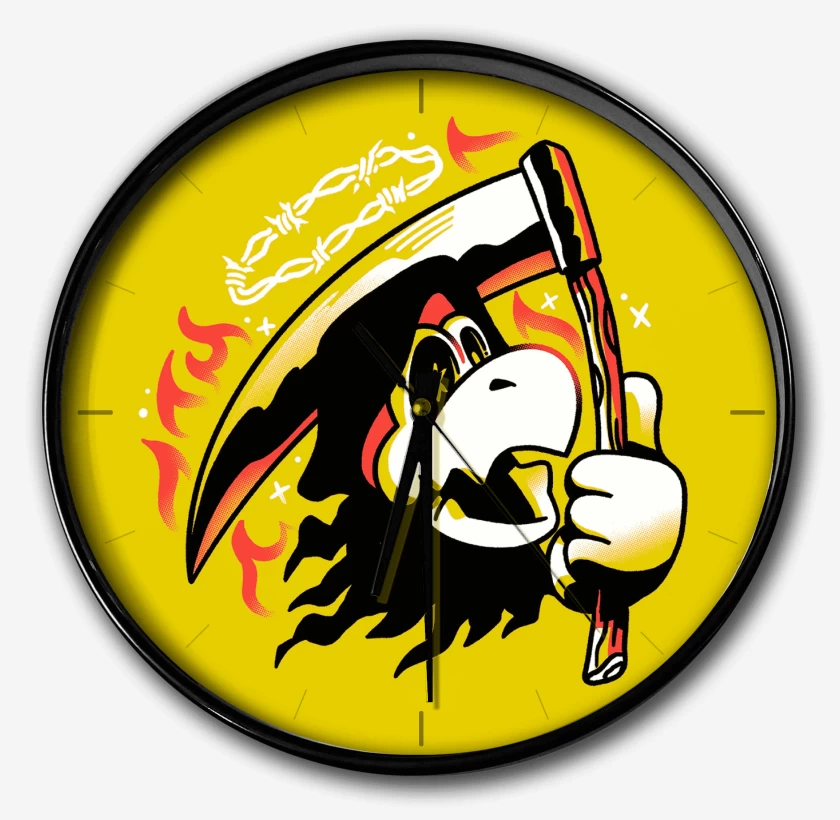 Reloj Amarillo de Mario Bros Koopa Muerte